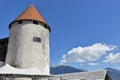 Tower of Bled Castle, Slovenia Royalty Free Stock Photo