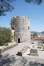 Tower in Bodrum Castle, Mugla, Turkey Royalty Free Stock Photo