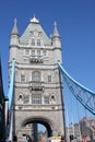 Tower bride view across thames river London stock, photo