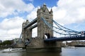 Tower bridge across river Thames in London city in 19. September 2018. UK Royalty Free Stock Photo