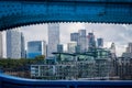 Tower Bridge is a bascule and suspension bridge in London, built between 1886 and 1894, which crosses the River Thames Royalty Free Stock Photo