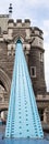 Tower bridge blue metal detail