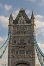 Tower Bridge close up, late evening London, UK Royalty Free Stock Photo