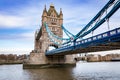 Tower Bridge, different perspective with sky