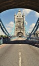Tower Bridge with empty road