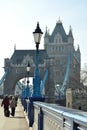 Tower Bridge entrance: lantern perspective