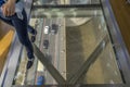 Tower Bridge glass floor walkway Royalty Free Stock Photo