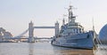 Tower Bridge & HMS Belfast