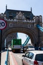 Tower bridge Iconic victorian turreted bridge on a sunny day