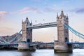 Tower Bridge of London. It is combined bascule and suspension bridge in London, Royalty Free Stock Photo