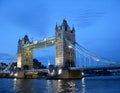 Tower Bridge, London. The gloaming view.