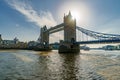 Tower Bridge London, an old bridge over the river Thames, United Kingdom, Great Britain, England Royalty Free Stock Photo