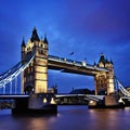 Tower Bridge London over River Stunning Scenic Landscape Royalty Free Stock Photo