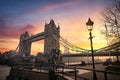 Tower Bridge in London, UK