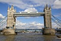 Tower Bridge London view from Thames