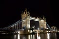 Tower Bridge at Night Royalty Free Stock Photo