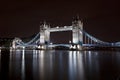 Tower Bridge at night Royalty Free Stock Photo