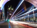 Tower bridge night photo Royalty Free Stock Photo