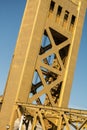Tower Bridge Old Sacramento Royalty Free Stock Photo