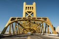 Tower Bridge Old Sacramento Royalty Free Stock Photo