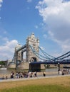 Tower Bridge over the River Thames.