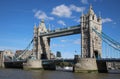 Tower Bridge over River Thames, London, England Royalty Free Stock Photo