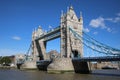 Tower Bridge over River Thames, London, England Royalty Free Stock Photo