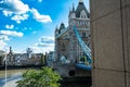 Tower Bridge over River Thames, London, England, UK Royalty Free Stock Photo