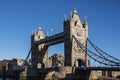 The Tower Bridge over River Thames in London