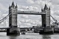 Tower Bridge over the Thames river Royalty Free Stock Photo