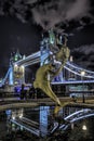 Tower Bridge Reflection Royalty Free Stock Photo