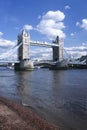 Tower bridge river thames london city uk Royalty Free Stock Photo