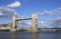 Tower Bridge, River Thames, London, England Royalty Free Stock Photo