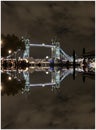 Tower Bridge and the River Thames night Royalty Free Stock Photo