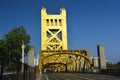 Tower Bridge, Sacramento, California Royalty Free Stock Photo