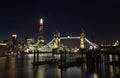 Tower Bridge and the Shard in London Royalty Free Stock Photo