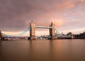 Tower Bridge at Sunset Royalty Free Stock Photo