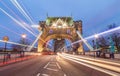 Tower Bridge and Traffic Royalty Free Stock Photo