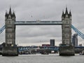 Tower Bridge in winter Royalty Free Stock Photo