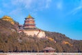 Tower of Buddhist Incense Foxiangge at The Summer Palace in Beijing, China