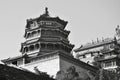The Tower of Buddhist Incense, standing atop the Longevity Hill in Beijing in China.