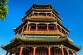 Tower of Buddhist Incense in the Summer Palace - Beijing Royalty Free Stock Photo