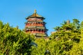Tower of Buddhist Incense in the Summer Palace - Beijing Royalty Free Stock Photo