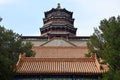 The Tower of Buddhist Incense in the Summer Palace in Beijing, China.