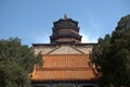 The Tower of Buddhist Insense in the Summer Palace, Beijing, Chi Royalty Free Stock Photo