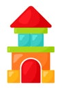 Tower Building Blocks Kids Toy Icon Cartoon PNG Illustration Royalty Free Stock Photo