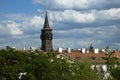 Tower on the building of Czech Geological Survey in Prague, Czech republic Royalty Free Stock Photo