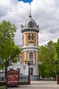 The tower of the building of the local museum, which used to belong to one private owner before the 1917 revolution in Russia