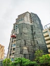 Tower building under construction in Thailand Royalty Free Stock Photo