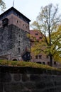 Tower and buildings inside the imperial castle Royalty Free Stock Photo